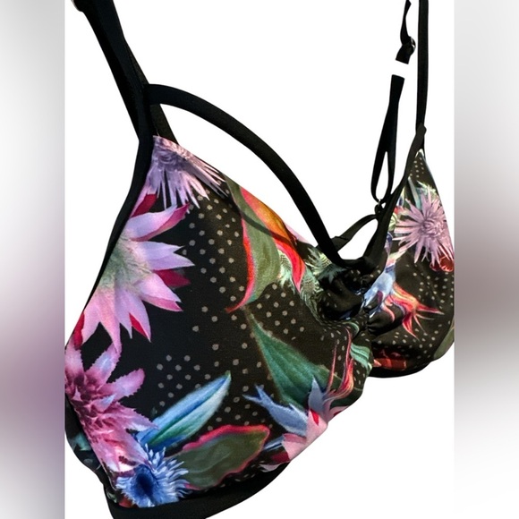 Next Botanix Soft Cup Sport Womens Bikini Top Multicolor NWT - Picture 3 of 7